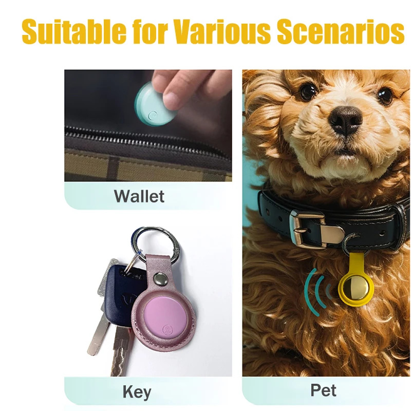 Smart Bluetooth GPS Tracker Tag For Keys Wallet Pets IOS Android Finder 1