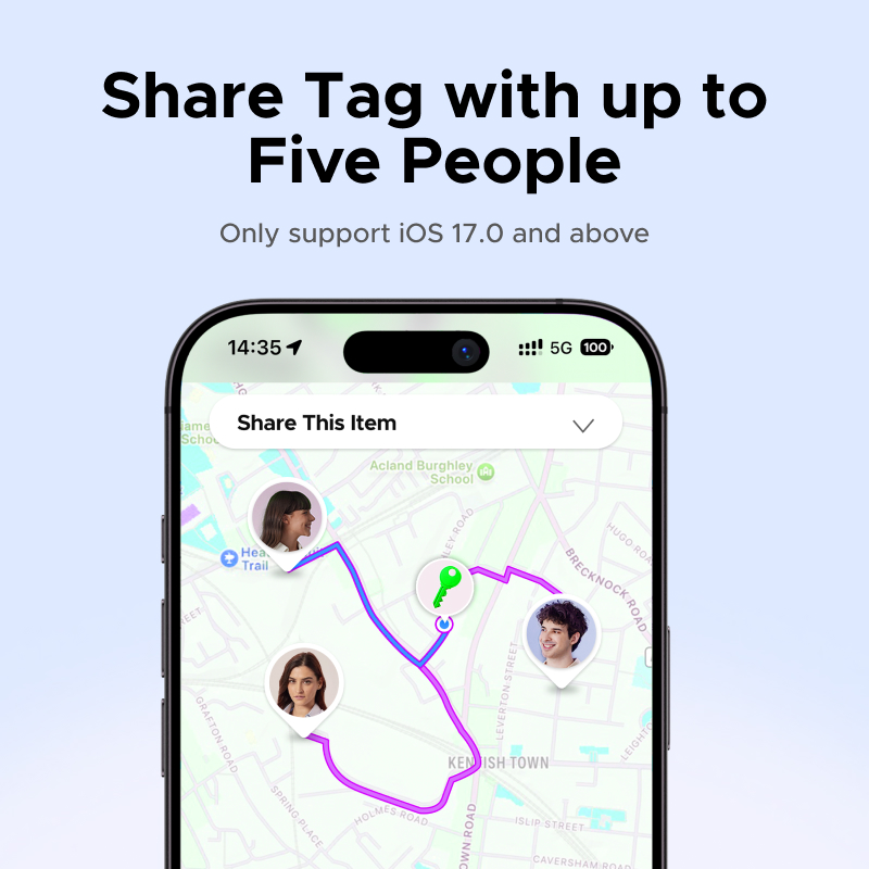 Smart Bluetooth Tracker For IPhone Apple Find My Key Finder Locator Tag 3