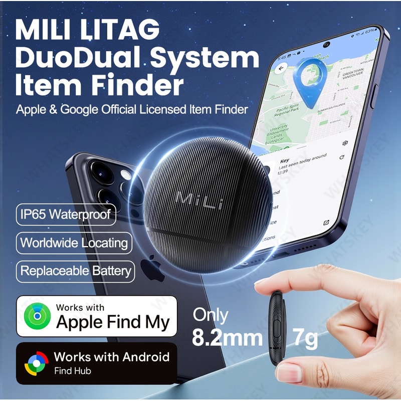Smart GPS Tracker Tag For Android IOS Find My Network AntiLost Locator Device 1