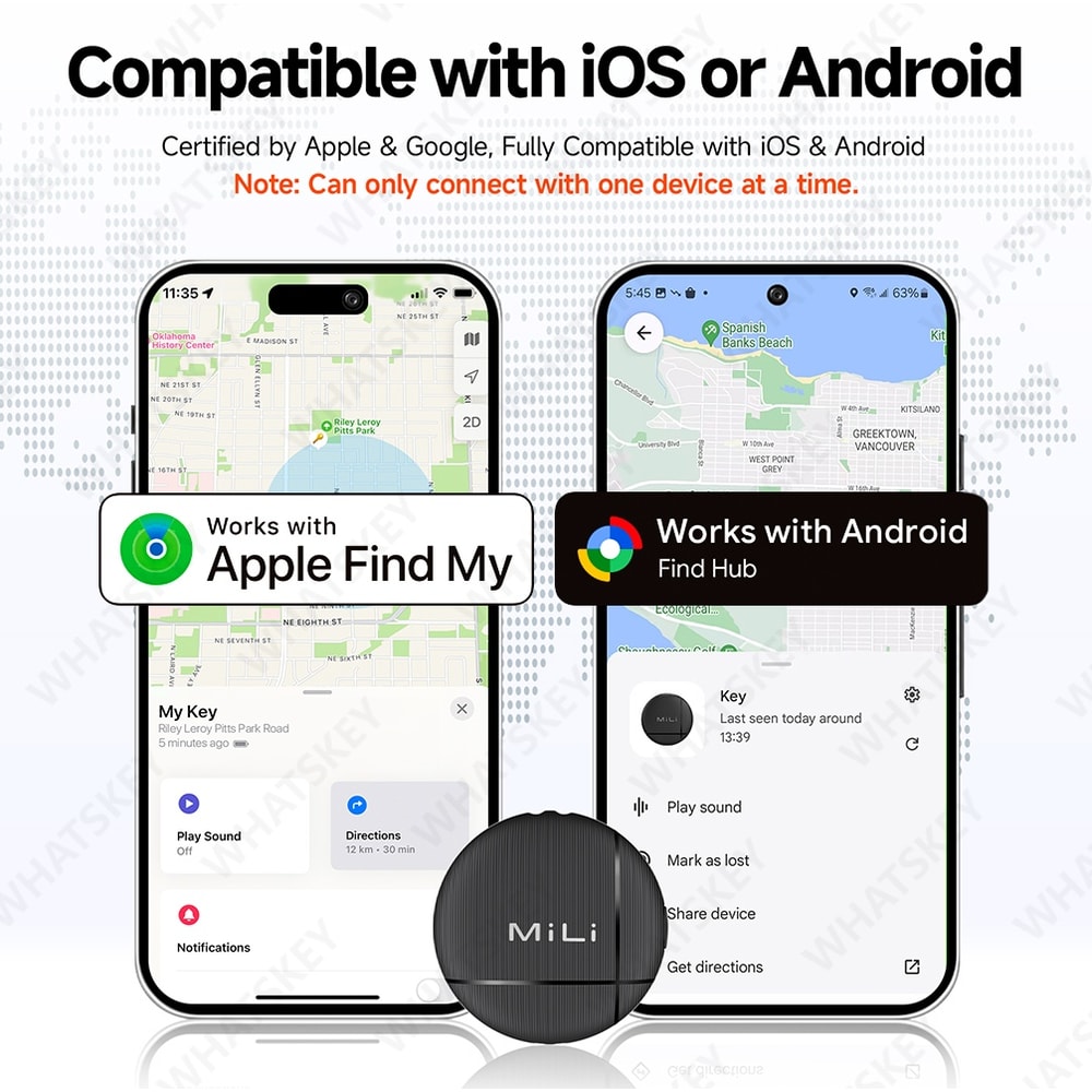 Smart GPS Tracker Tag For Android IOS Find My Network AntiLost Locator Device 3