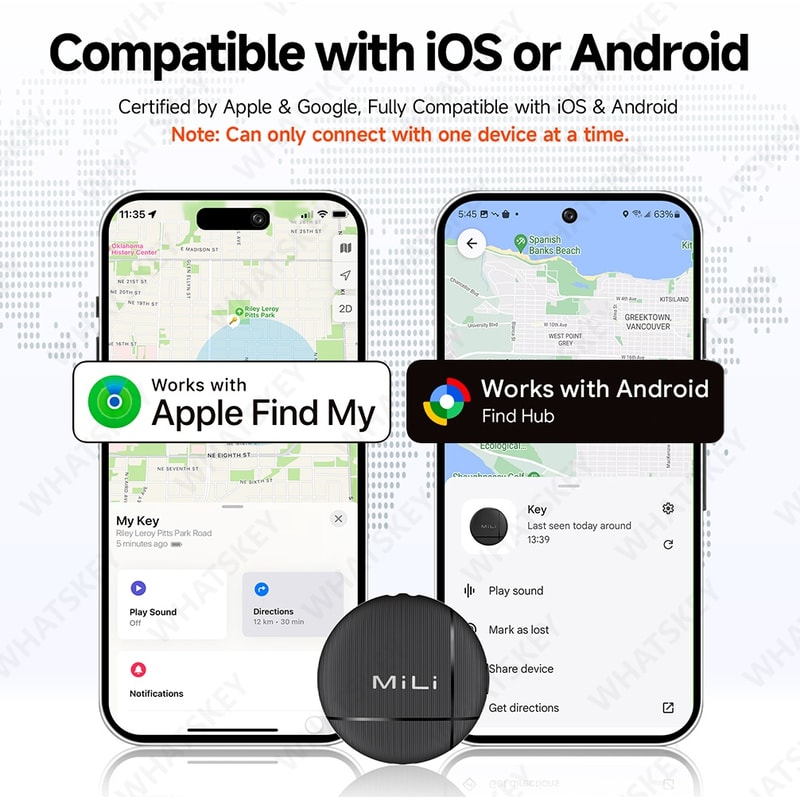 Smart GPS Tracker Tag For Android IOS Find My Network AntiLost Locator Device 3