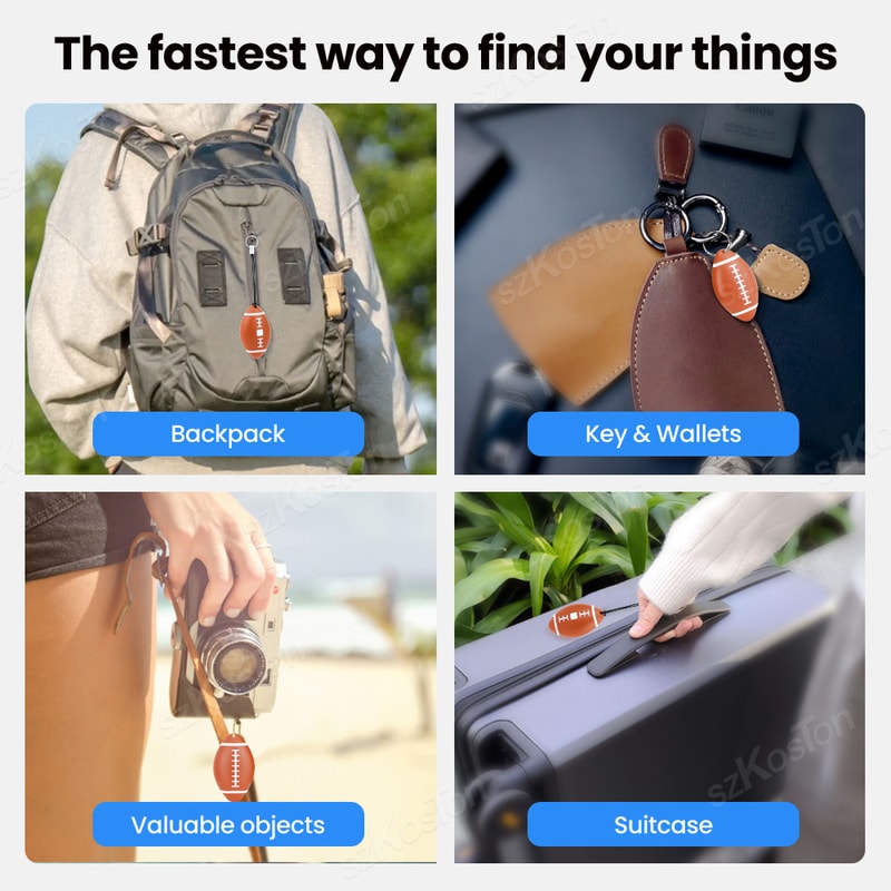 Smart IOS GPS Tracker Tag For Wallet Keys With Find My Bluetooth Locator 4