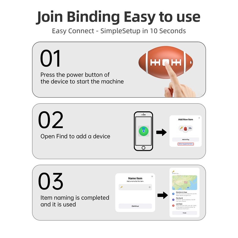 Smart IOS GPS Tracker Tag For Wallet Keys With Find My Bluetooth Locator 5