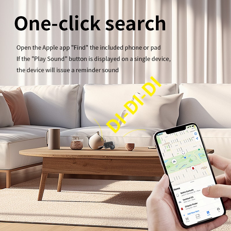 Smart AirTag Tracker For Apple Find My Wireless Bluetooth GPS Locator 5