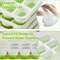 Silicone Ice Cube Tray With Lid Easy Release Cocktail Ice Mold Square Cubes 3