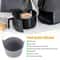 Air Fryer Egg Cups Silicone Egg Poacher Set Reusable Egg Cooker Molds