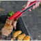 Stainless Steel Anti Slip Kitchen Tongs Heat Resistant BBQ Food Clip 0