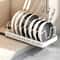 Pull Out Cabinet Organizer For Pots And Pans With Adjustable Dividers 6