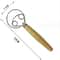 Premium Danish Dough Whisk Stainless Steel Bread Mixer With Wooden Handle For Easy Baking 7