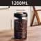 Vacuum Sealed Coffee Bean Storage Jar Airtight Glass Container For Tea Grains Fresh Food 5
