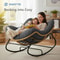 Oversized Papasan Rocking Chair Cozy Wicker Egg Chair For Indoor Outdoor Lounge Comfort 4
