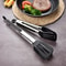 HeatResistant Silicone Kitchen Tongs Stainless Steel BBQ Grill Tongs NonStick Food Tongs 2