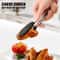 Heat Resistant Kitchen Tongs Stainless Steel Handle With Non Slip Silicone Tips For Grilling And Co 1