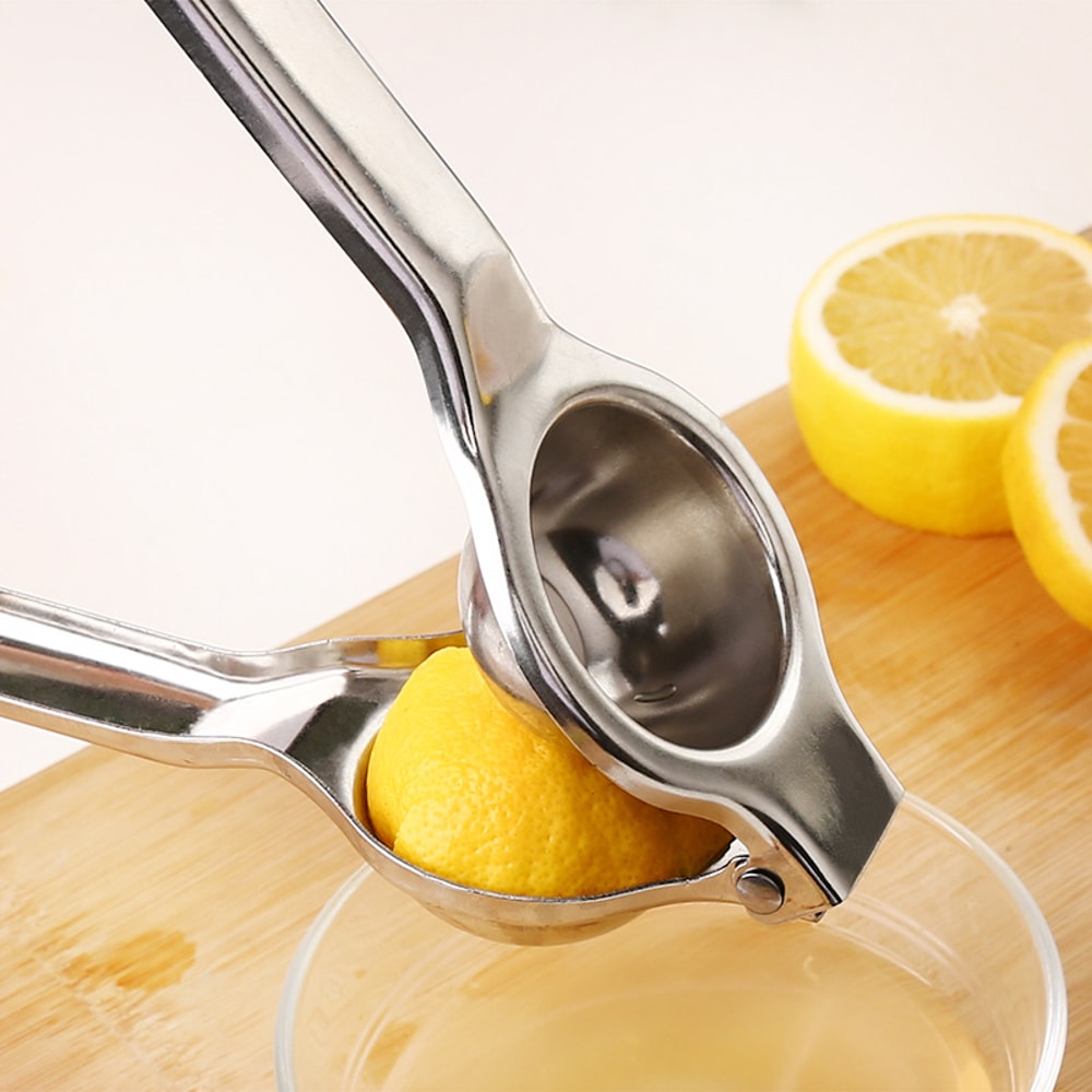 Premium Stainless Steel Lemon Squeezer Manual Citrus Juicer Press Tool 2