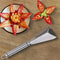 Stainless Steel Triangle Fruit Carving Knife Decorative Vegetable Cutter Tool 0