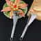 Stainless Steel Triangle Fruit Carving Knife Decorative Vegetable Cutter Tool 2
