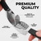 Premium Stainless Steel Garlic Press Set With Silicone Peeler Brush 4