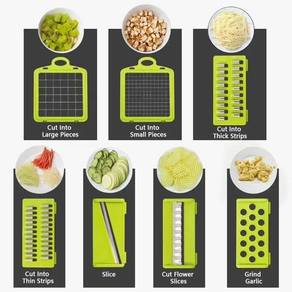 Multifunction Manual Vegetable Chopper Food Slicer Kitchen Tool 4