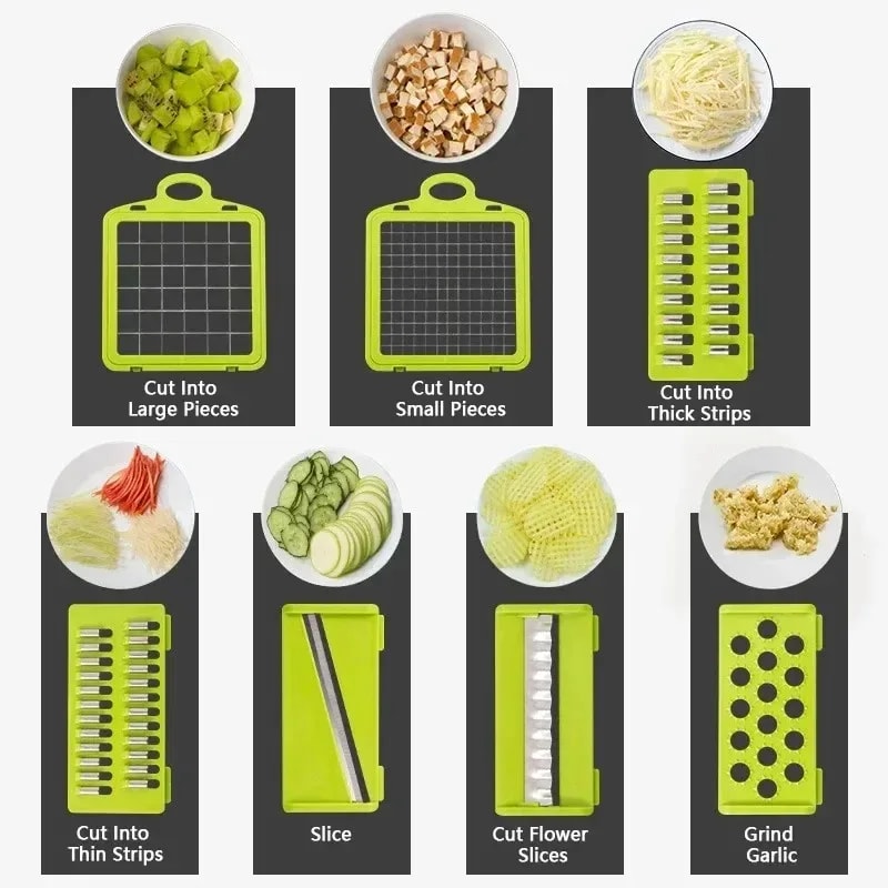 Multifunction Manual Vegetable Chopper Food Slicer Kitchen Tool 4