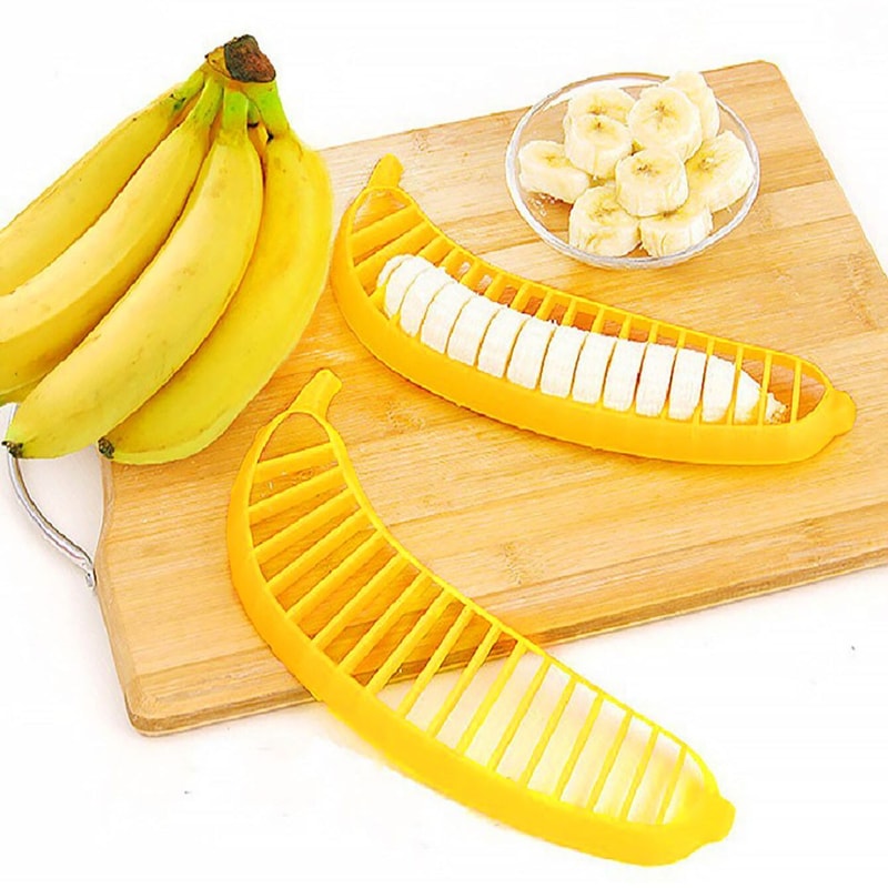 Premium Banana Slicer Fruit Platter Tool Fast Fruit Salad Cutter 2