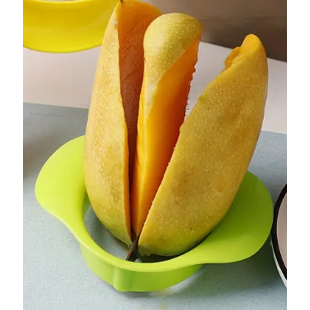 Stainless Mango Slicer Cutter Corer Easy Fruit Prep Tool 3