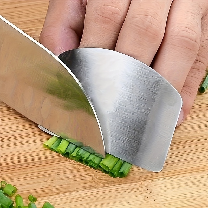 Premium Stainless Steel Finger Guard Vegetable Slicer Safety Protector 0