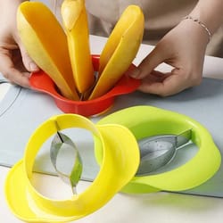 ergonomic mango peeler & slicer cutter fruit prep tool