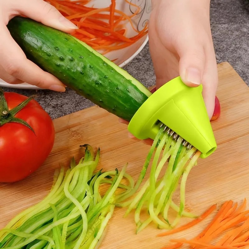 Handheld Spiral Vegetable Slicer Cutter Quick Carrot & Radish Spiralizer