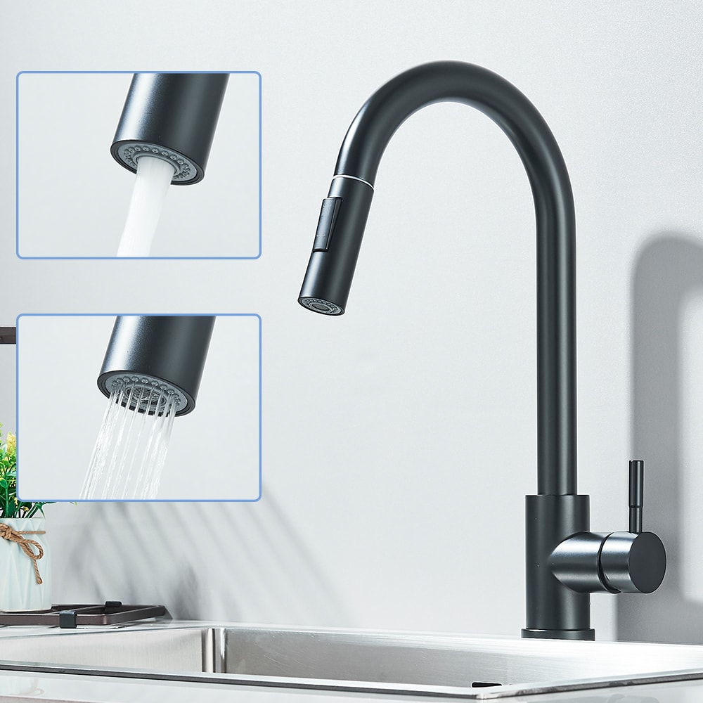Premium Flexible Pull Out Kitchen Faucet Mixer Tap With Stream Shower Modes 2