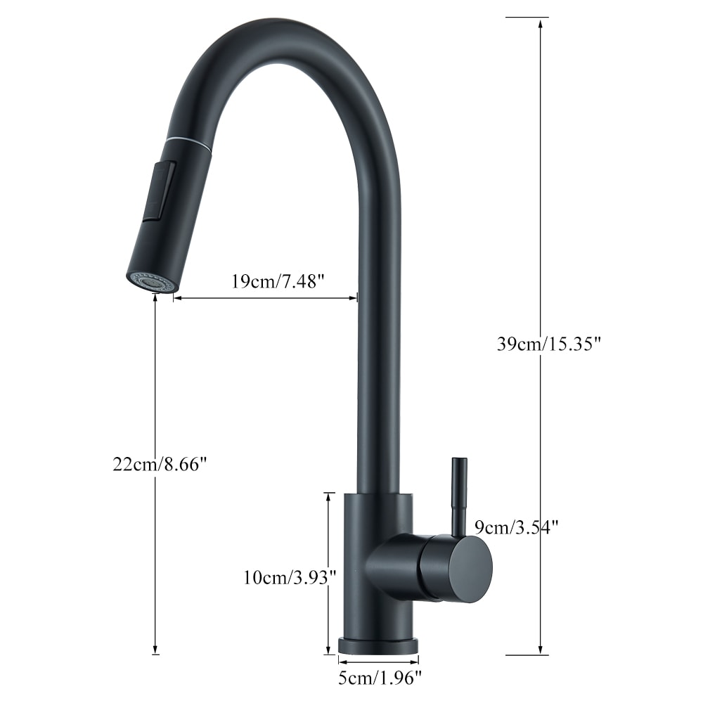 Premium Flexible Pull Out Kitchen Faucet Mixer Tap With Stream Shower Modes 4
