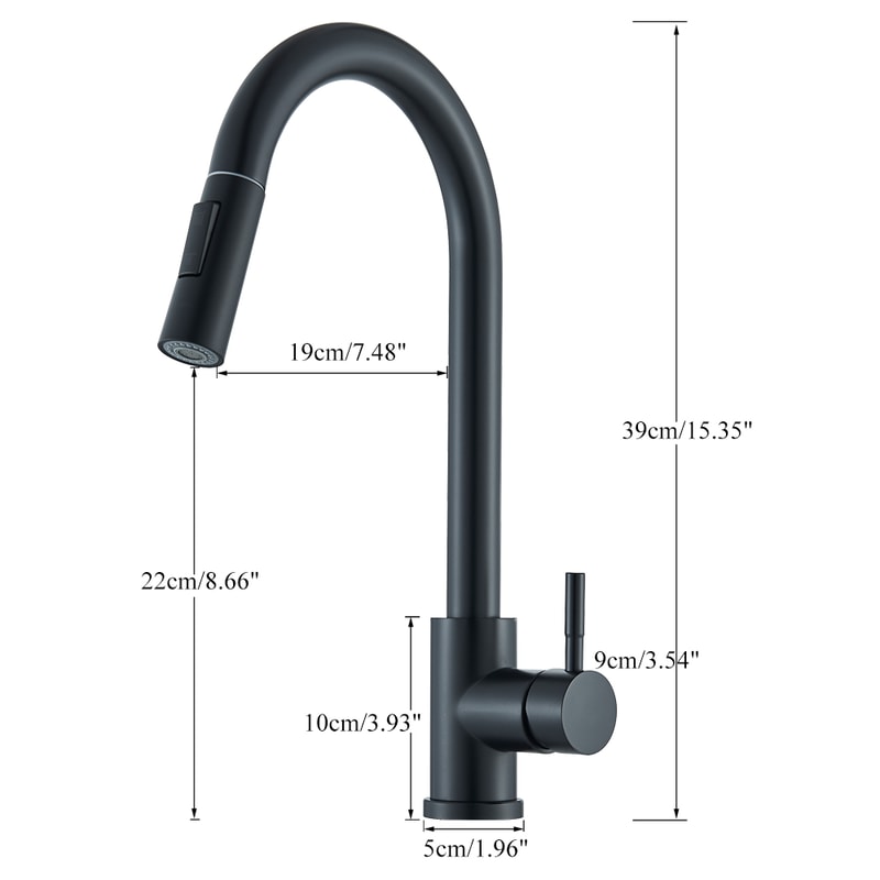 Premium Flexible Pull Out Kitchen Faucet Mixer Tap With Stream Shower Modes 4