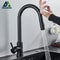 Smart Kitchen Faucet Touch Sensor Pull Out Rotation Mixer Tap 0