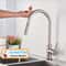 Smart Kitchen Faucet Touch Sensor Pull Out Rotation Mixer Tap 5