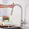 Smart Kitchen Faucet Touch Sensor Pull Out Rotation Mixer Tap 5