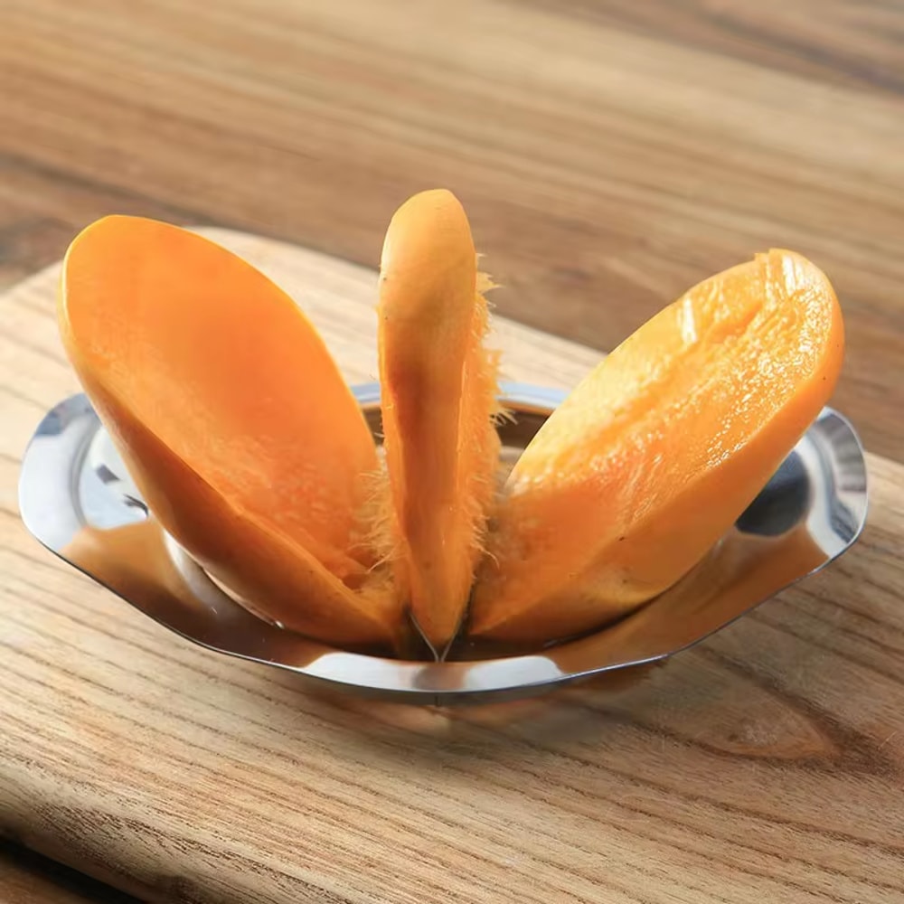 Premium Stainless Steel Mango Slicer Corer Tool Easy Fruit Cutter And Peeler 2