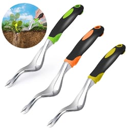 ergonomic garden hand weeder tool for easy weed removal and transplanting