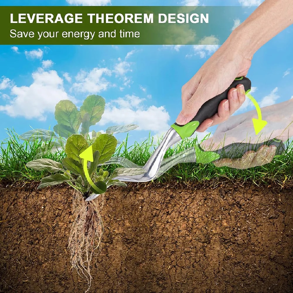 Ergonomic Garden Hand Weeder Tool For Easy Weed Removal And Transplanting 1