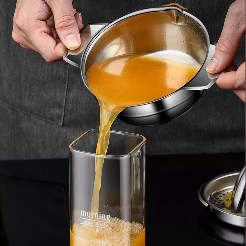 Stainless Steel Citrus Juicer Hand Press Manual Lemon & Orange Squeezer