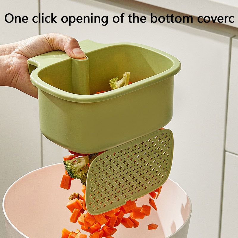 One Click Kitchen Sink Filter Basket And Sink Drain Strainer Rack 3