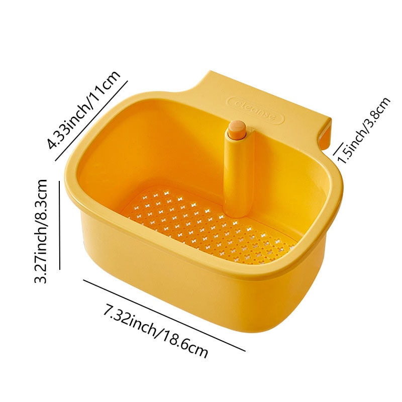 One Click Kitchen Sink Filter Basket And Sink Drain Strainer Rack 8
