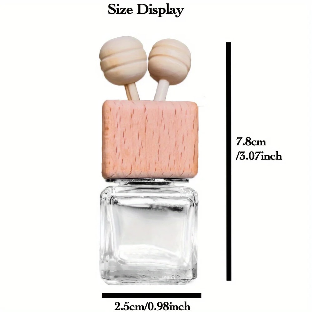 Car Essential Oil Diffuser Bottle Air Freshener Hanging Aromatherapy Perfume Ornament 4