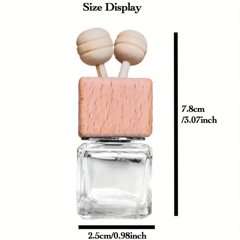 Car Essential Oil Diffuser Bottle Air Freshener Hanging Aromatherapy Perfume Ornament 4
