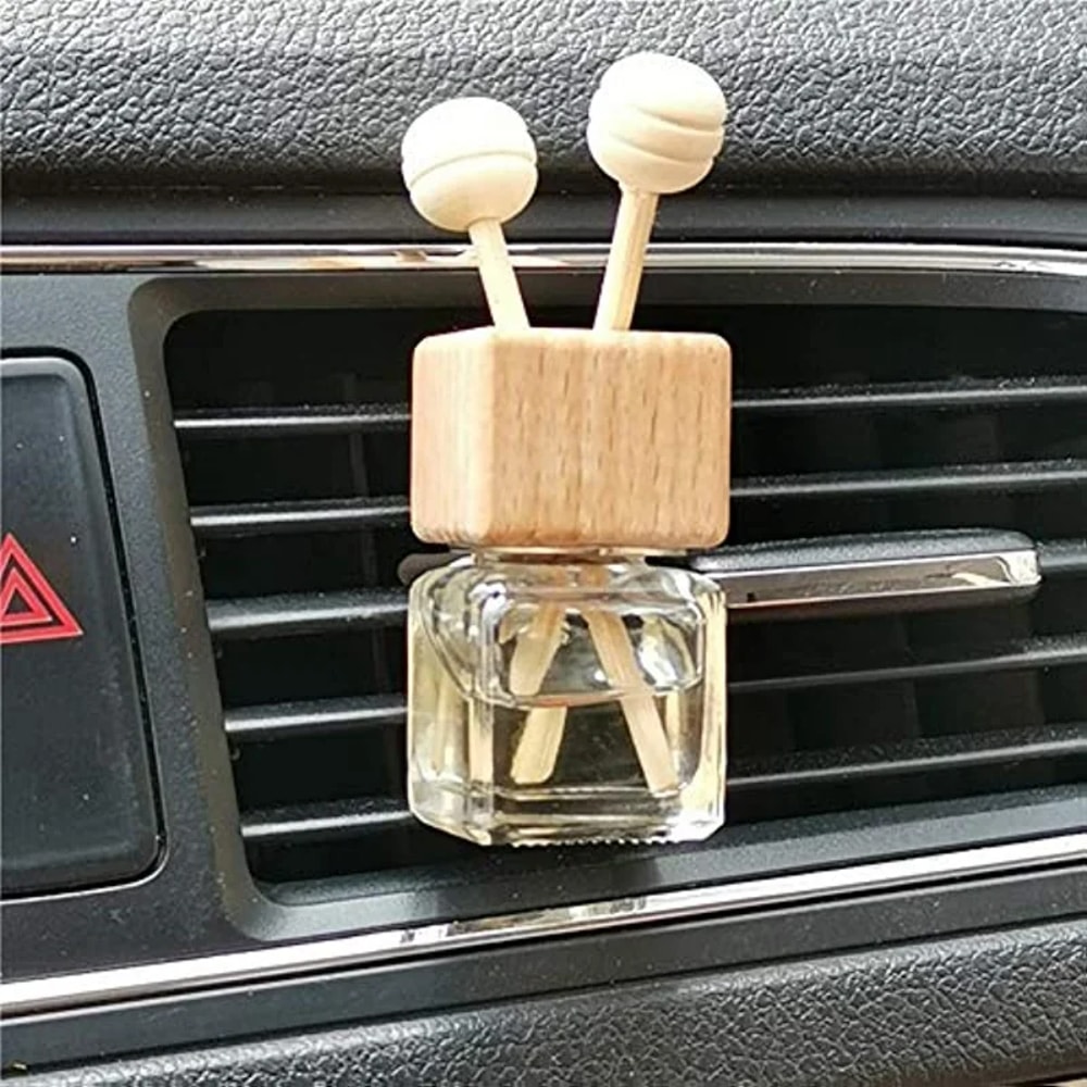 Car Essential Oil Diffuser Bottle Air Freshener Hanging Aromatherapy Perfume Ornament 5