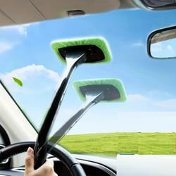 car window cleaner with long handle windshield cleaning tool