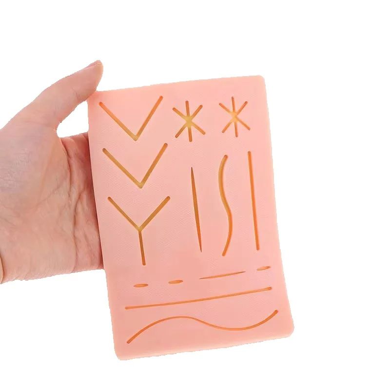 Professional Silicone Suture Practice Kit Realistic suture training pad for Medical Students & Surgeons