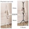Modern Wrought Iron Coat Rack Stand Floor Standing Irregular Clothes Hanger 4