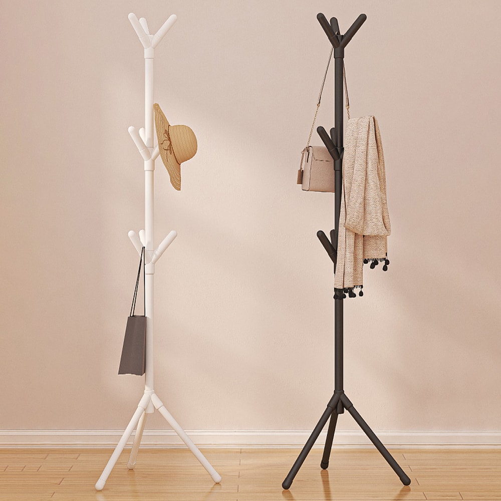 Modern Wrought Iron Coat Rack Stand Floor Standing Irregular Clothes Hanger 1