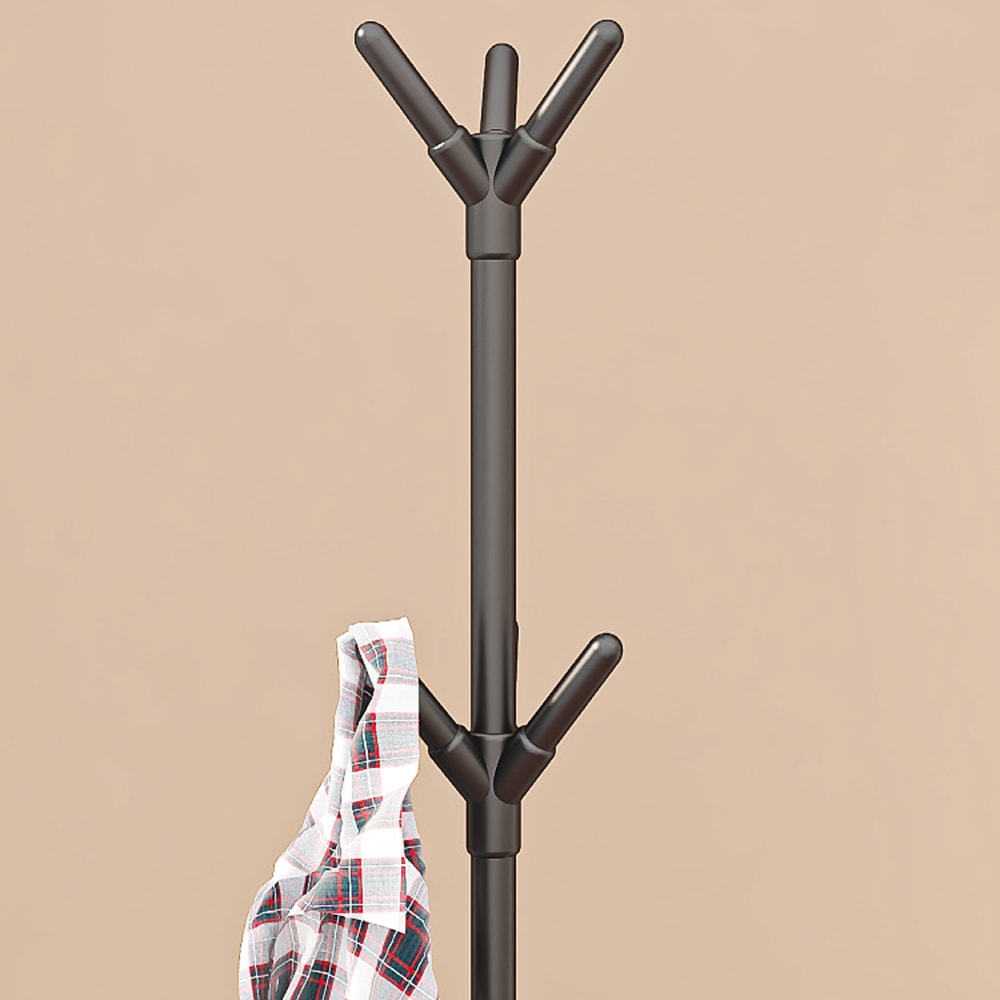 Modern Wrought Iron Coat Rack Stand Floor Standing Irregular Clothes Hanger 2