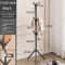 Modern Wrought Iron Coat Rack Stand Floor Standing Irregular Clothes Hanger 6