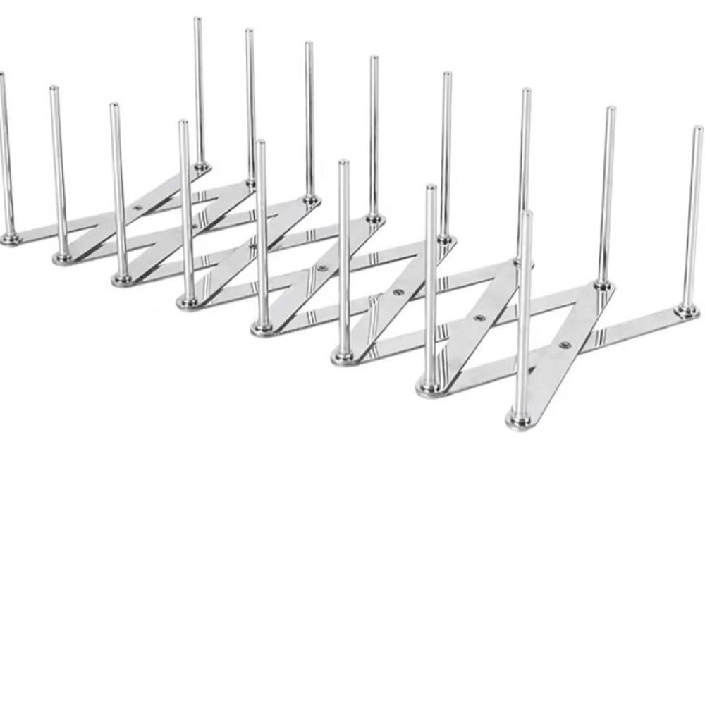 Adjustable Stainless Steel Dish Drying Rack Space Saving Kitchen Organizer 7